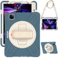 Shockproof Pancerne Etui z Uchwytem i Paskiem do iPad Pro 11 2021/2020/2018 niebieskie