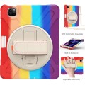 Shockproof Pancerne Etui z Uchwytem i Paskiem do iPad Pro 11 2021/2020/2018 kolorowe