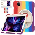 Shockproof Pancerne Etui z Uchwytem i Paskiem do iPad Pro 11 2021/2020/2018 kolorowe
