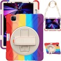 Shockproof Pancerne Etui z Uchwytem i Paskiem do iPad Pro 11 2021/2020/2018 kolorowe