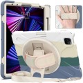 Shockproof Pancerne Etui z Uchwytem i Paskiem do iPad Pro 11 2021/2020/2018 kolorowe