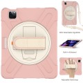 Shockproof Pancerne Etui z Uchwytem i Paskiem do iPad Pro 11 2021/2020/2018 różowe