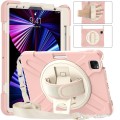 Shockproof Pancerne Etui z Uchwytem i Paskiem do iPad Pro 11 2021/2020/2018 różowe