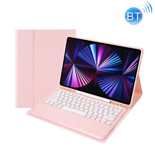 Różowe Etui Obudowa Klawiatura do iPad Pro 12.9 2021/2020/2018
