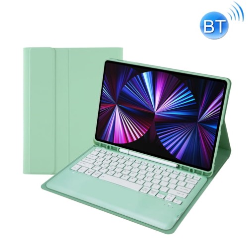 Miętowe Etui Obudowa Klawiatura do iPad Pro 12.9 2021/2020/2018