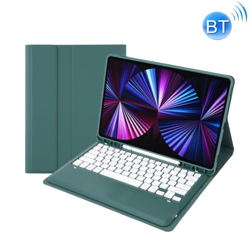 Zielone Etui Obudowa Klawiatura do iPad Pro 12.9 2021/2020/2018
