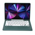 Zielone Etui Obudowa Klawiatura do iPad Pro 12.9 2021/2020/2018