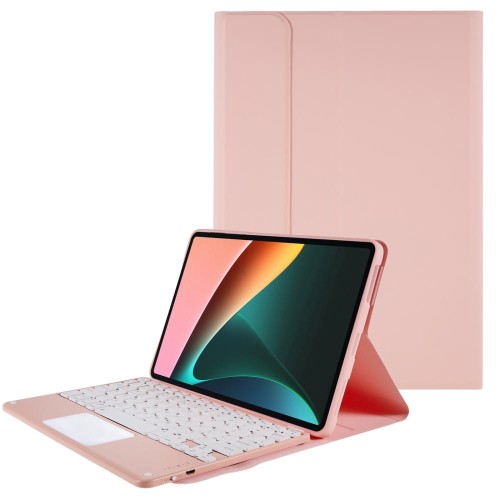 Pokrowiec Etui Klawiatura do Xiaomi Pad 5, Xiaomi Pad 5 Pro różowy