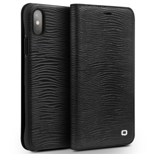 Etui Smart Cover QIALINO iPhone X czarne