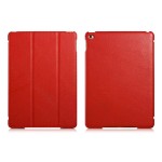 Skórzane Etui Smart Cover iCARER iPad Air 2 czerwone