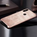 X-LEVEL Skórzane Matowe Etui Plecki do Xiaomi Mi 8 Mi8 złote
