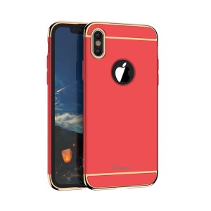 Etui Obudowa Plecki iPAKY do iPhone X czerwone