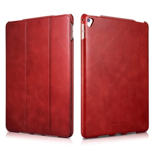 Skórzane Etui ICARER Vintage iPad Pro 9.7 czerwone