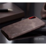 Matowe Etui Plecki X-LEVEL iPhone X brązowe