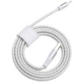 MOMAX Elite Link PRO skórzany kabel USB Lightning 8pin MFi - biały