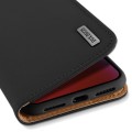 Dux Ducis Skórzane Etui Pokrowiec do iPhone XR 6.1 czarny
