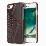 Skórzane Etui PIERRE CARDIN iPhone 8 czekoladowe 