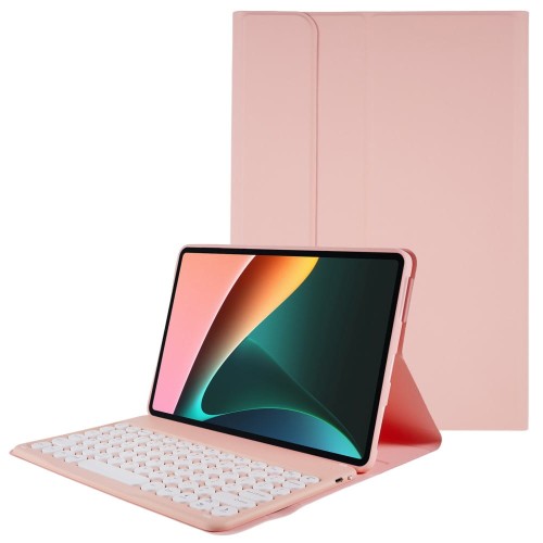 Pokrowiec Etui Klawiatura do Xiaomi Pad 5, Xiaomi Pad 5 Pro różowy