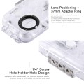 PULUZ Wodoszczelne 40m Etui Obudowa do Huawei P20 Pro transparentne