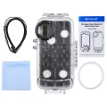 PULUZ Wodoszczelne 40m Etui Obudowa do Huawei P20 Pro transparentne