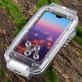 PULUZ Wodoszczelne 40m Etui Obudowa do Huawei P20 Pro transparentne