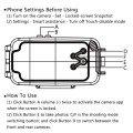 PULUZ Wodoszczelne 40m Etui Obudowa do Huawei P20 Pro czarne