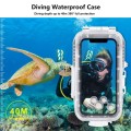 PULUZ Wodoszczelne 40m Etui Obudowa do iPhone 13 Mini