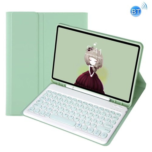 Miętowe Etui Klawiatura Samsung Galaxy Tab S8 11.0