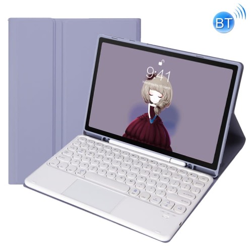 Fioletowe Etui Klawiatura Touchpad Samsung Galaxy Tab S8 11.0
