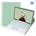 Miętowe Etui Klawiatura Touchpad Samsung Galaxy Tab S8 11 cali