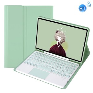 Miętowe Etui Klawiatura Touchpad Samsung Galaxy Tab S8 11 cali 