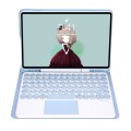 Niebieskie Etui Klawiatura Touchpad Samsung Galaxy Tab S8 11 cali