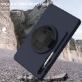 Shockproof Pancerne Etui z Uchwytem do Samsung Galaxy Tab S8 11 cali granatowe