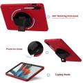 Shockproof Pancerne Etui z Uchwytem do Samsung Galaxy Tab S8 11 cali czerwone