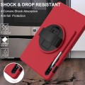 Shockproof Pancerne Etui z Uchwytem do Samsung Galaxy Tab S8 11 cali czerwone