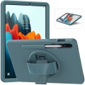 Shockproof Pancerne Etui z Uchwytem do Samsung Galaxy Tab S8 11 cali niebieskie