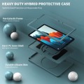 Shockproof Pancerne Etui z Uchwytem do Samsung Galaxy Tab S8 11 cali niebieskie