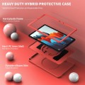 Shockproof Pancerne Etui z Uchwytem do Samsung Galaxy Tab S8 11 cali różowe