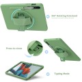 Shockproof Pancerne Etui z Uchwytem do Samsung Galaxy Tab S8 11 cali zielone