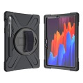 Shockproof Pancerne Etui z Paskiem do Samsung Galaxy Tab S8 11 cali czarne