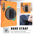 Shockproof Pancerne Etui z Paskiem do Samsung Galaxy Tab S8 11 cali pomarańczowe