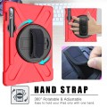 Shockproof Pancerne Etui z Paskiem do Samsung Galaxy Tab S8 11 cali czerwone