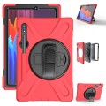 Shockproof Pancerne Etui z Paskiem do Samsung Galaxy Tab S8 11 cali czerwone