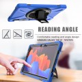 Shockproof Pancerne Etui z Paskiem do Samsung Galaxy Tab S8 11 cali niebieskie