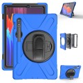 Shockproof Pancerne Etui z Paskiem do Samsung Galaxy Tab S8 11 cali niebieskie
