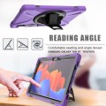 Shockproof Pancerne Etui z Paskiem do Samsung Galaxy Tab S8 11 cali fioletowy