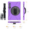 Shockproof Pancerne Etui z Paskiem do Samsung Galaxy Tab S8 11 cali fioletowy