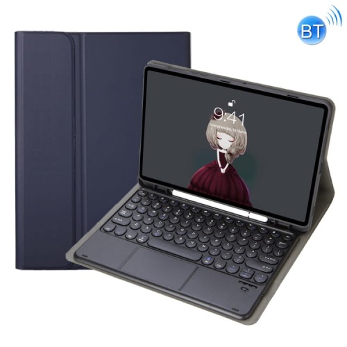 Granatowe Etui Klawiatura Touchpad Samsung Galaxy Tab S8 11 cali