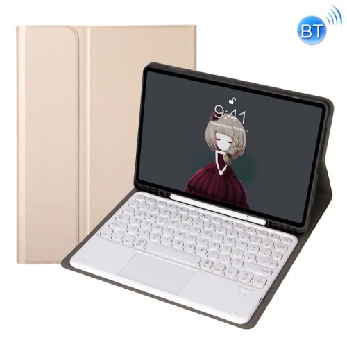 Złote Etui Klawiatura Touchpad Samsung Galaxy Tab S8 11 cali