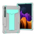Shockproof Pancerne Etui do Samsung Galaxy Tab S8 11 cali zielono-szare